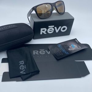 Rēvo Otis Sunglasses Brown Crystal/Terra Polarized Lenses
